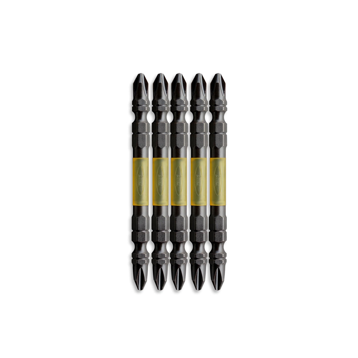 ANEX ABRM5-2085 Kokuryu Toughness Bit, Double-Ended Tough +2 x 85 Set of 5