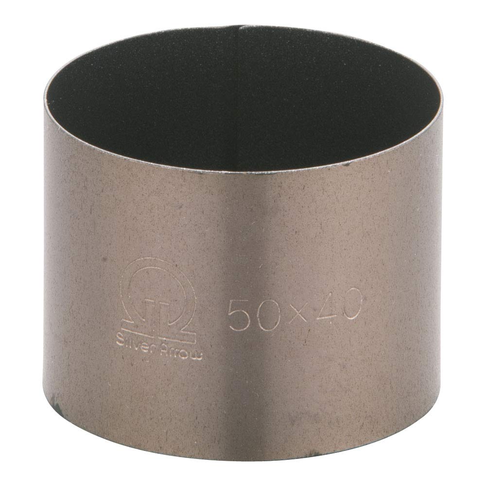 遠藤商事 Endo Shoji WSL20003 Circular Diameter 2.0 x Height 1.6 inches (50 x 40 mm), Stainless Steel, Teflon, Made in Japan