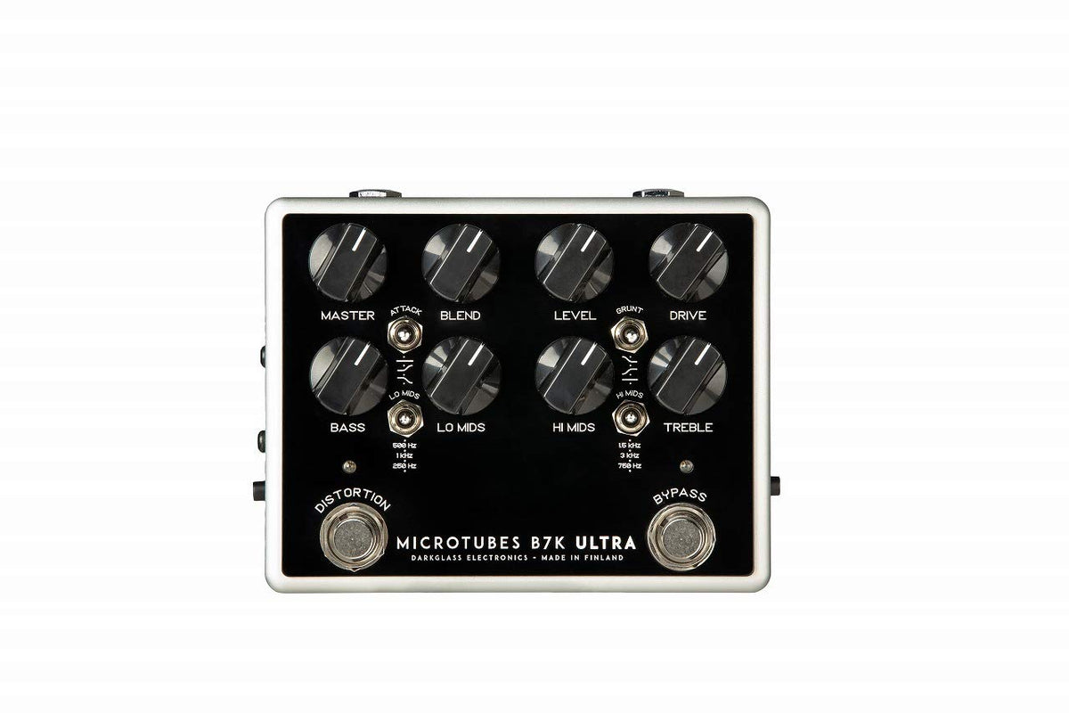 Darkglass Microtubes B7K Ultra V2 Bass Preamp Pedal w/Overdrive, 4-band EQ, Cab Sim, Aux In, and DI Output