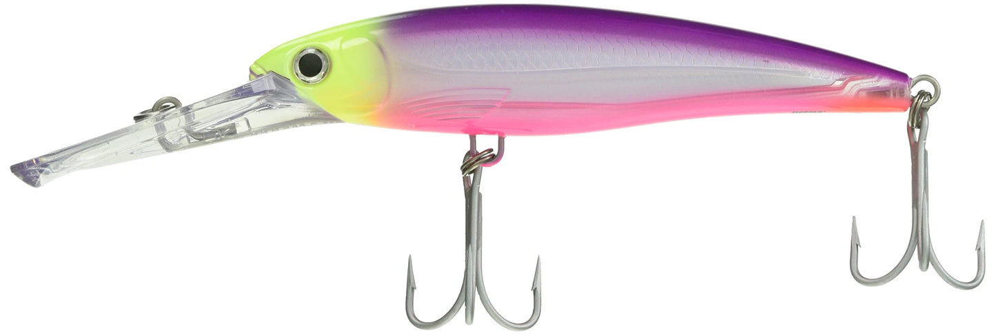 Rapala PSYC XR40MAG-PSYC Minnow X-Wrap Magnum, 7.1 inches (18 cm), 3.4 oz (97 g), Psycho Chart Lure