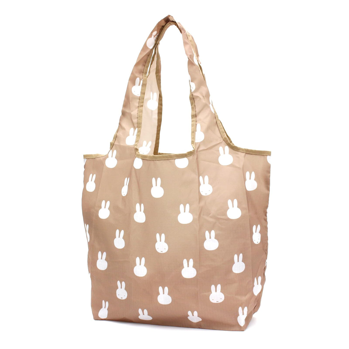 Siffler(シフレ) ECO0408 Folding Eco Bag, B250. Miffy Menny Face Moka