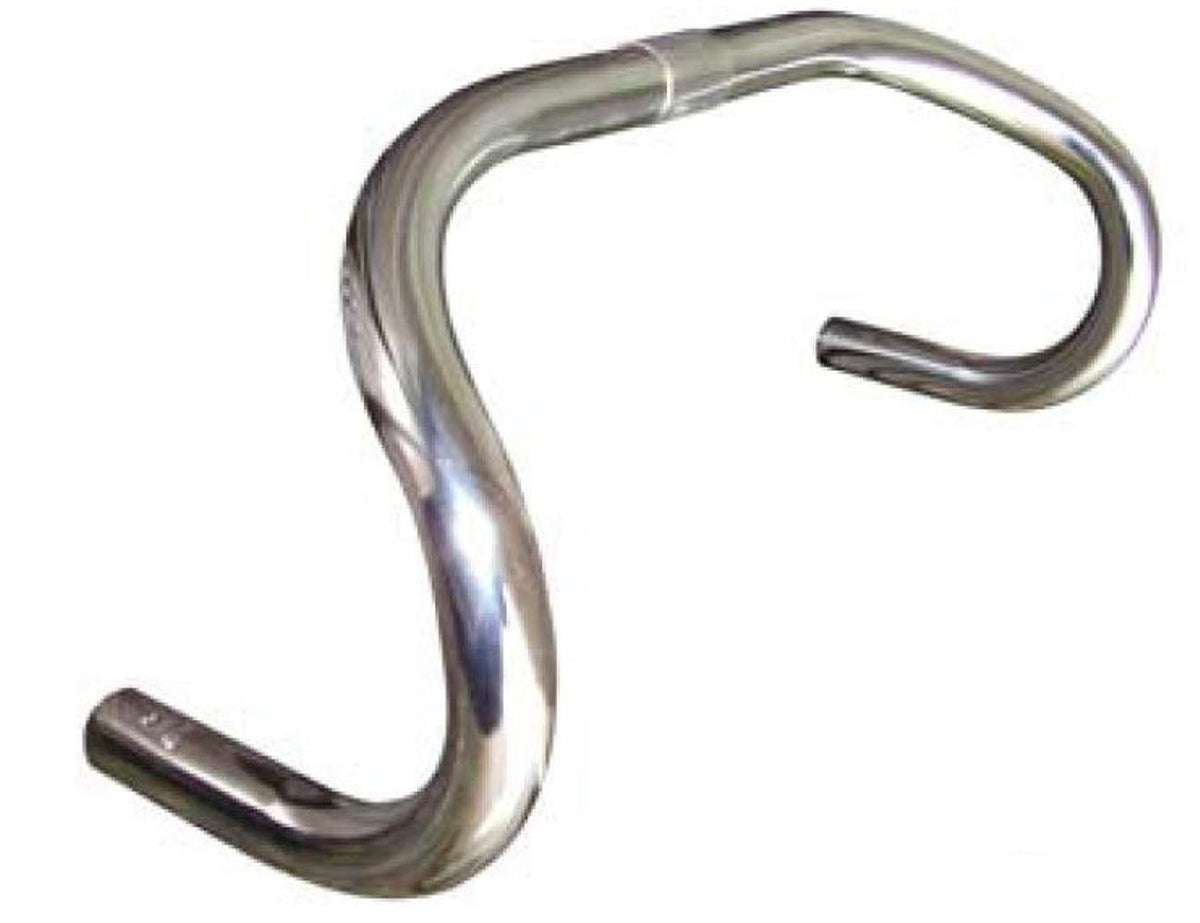 Nitto B125 Drop Handle, Steel, B125-41, φ25.4, 410, Silver