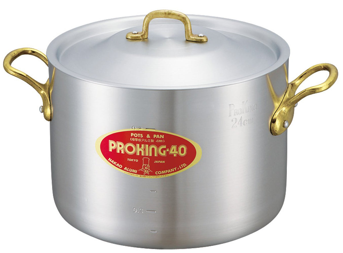 Nakao Aluminum Seisakusho PK-2 Pro King Half Size Pot 7.1 inches (18 cm) with Measure
