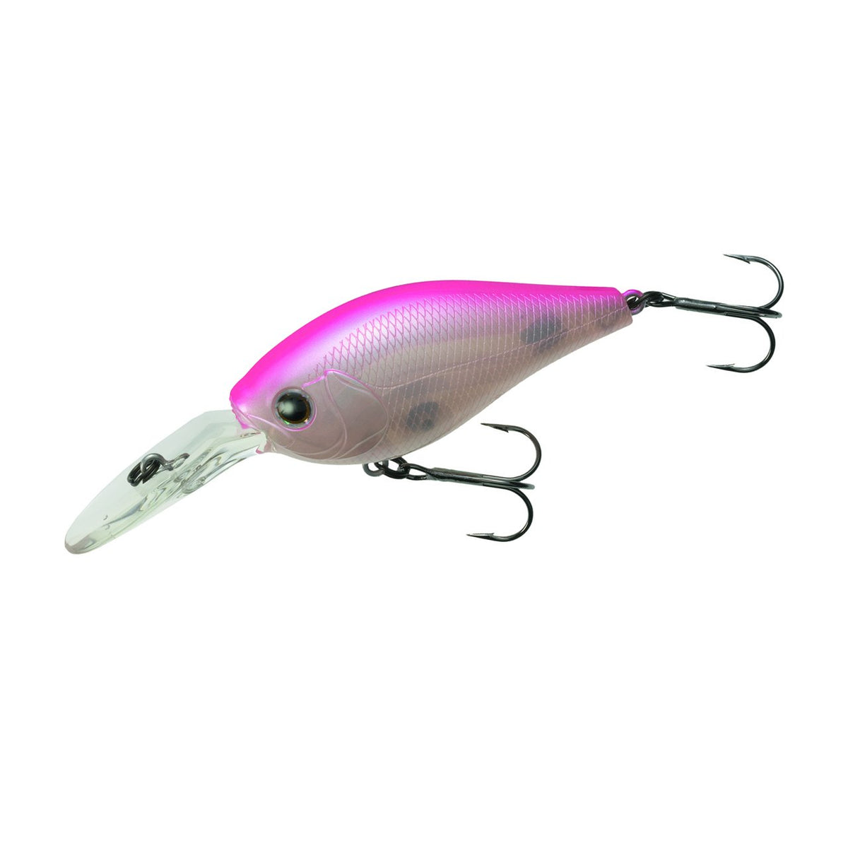 TIEMCO FP3-316 Crankbait, Fat Pepper Three, 2.6 inches (65 mm), 0.6 oz (17 g), Ghost Pink Back