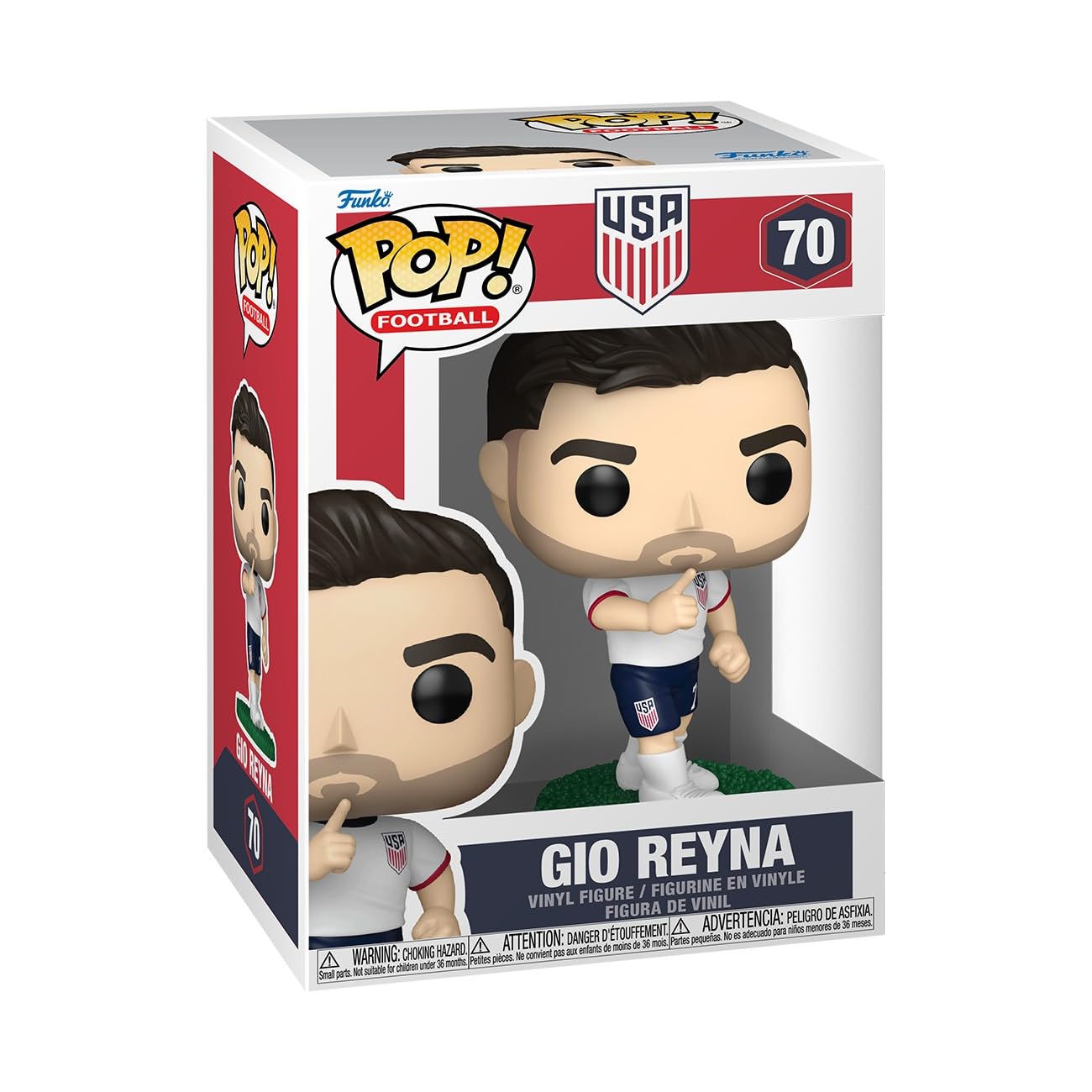Funko POP! Football: USA - Gio Reyna - U.S. Men's Soccer Team