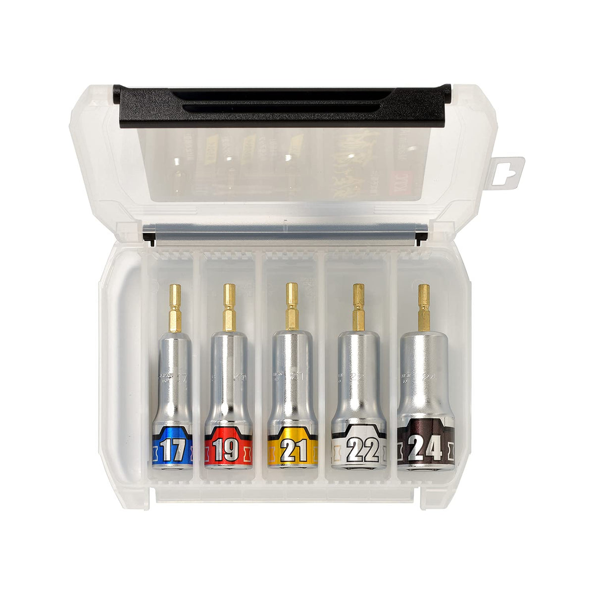 京都機械工具(KTC) TBZP635 Socket Bit Set, 5 Piece (0.7, 0.7, 0.7, 0.8, 0.9 inches (17, 19, 21, 22, 24 mm)
