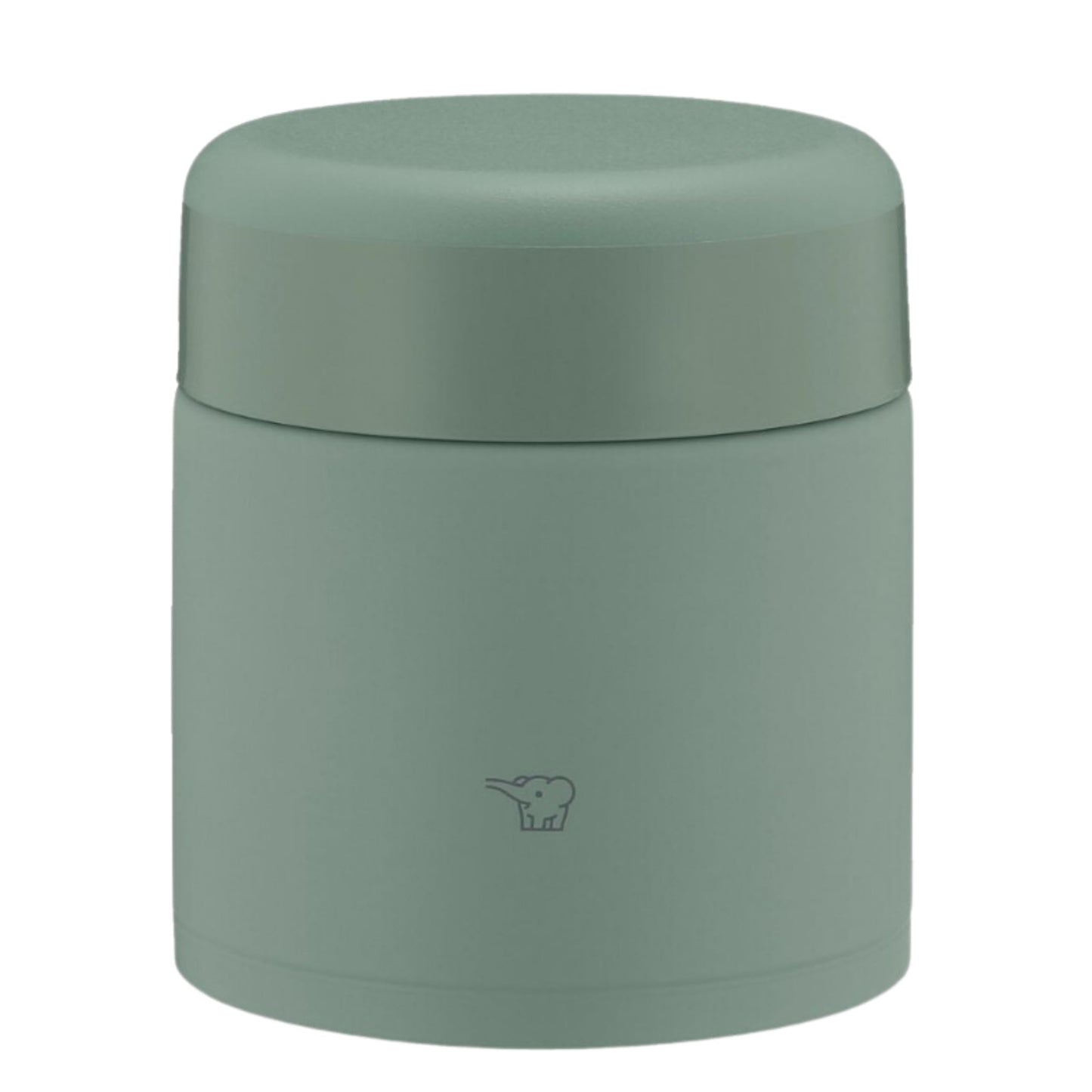 ZOJIRUSHI SW-KA30-GM Mahobin Stainless Steel Thermal Soup Jar, Lunch Jar, Seamless 10.1 fl oz (300 ml), Matte Green, Integrated Lid and Seal, Easy to Clean, Only 3 Pieces