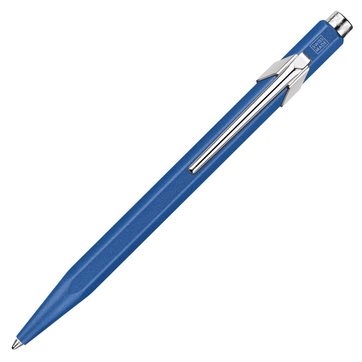 CARAN D'ACHE NF0849-635 Caran d'Ache Ballpoint Pen, Oil-based, 849 Color Matte X, Blue, Genuine Imported