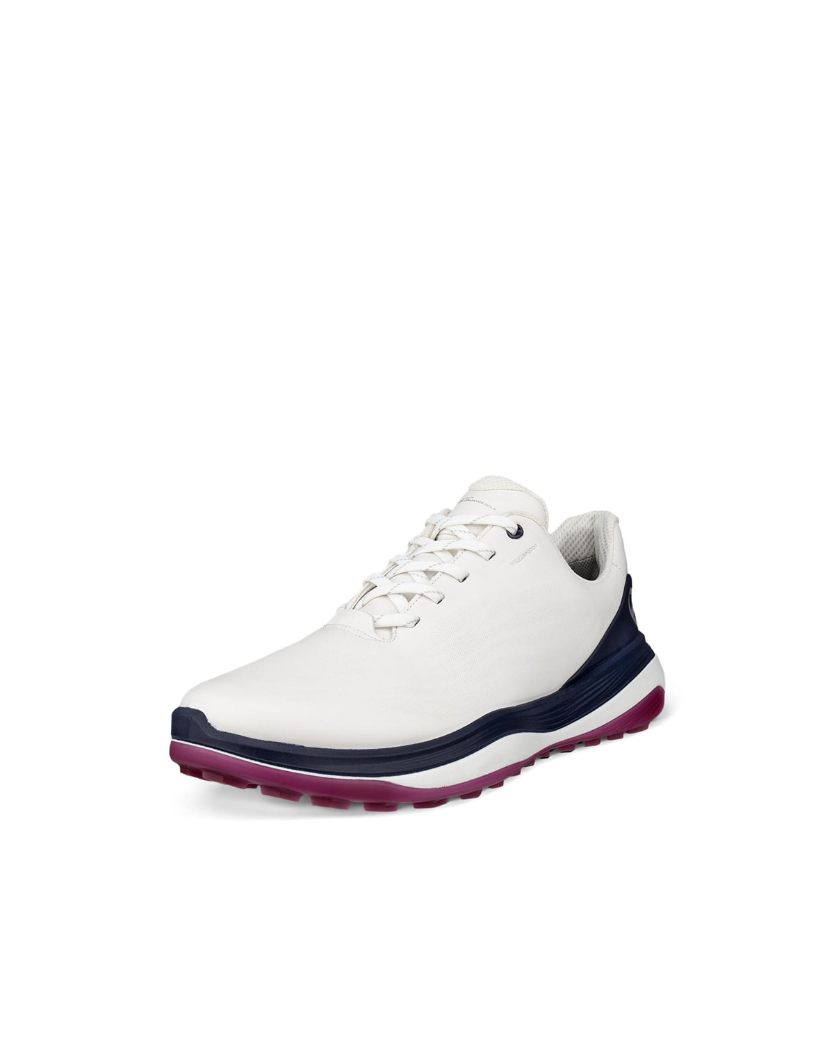 ECCO Men's LT1 Hybrid Waterproof Golf Shoe, White/Marine, 5-5.5