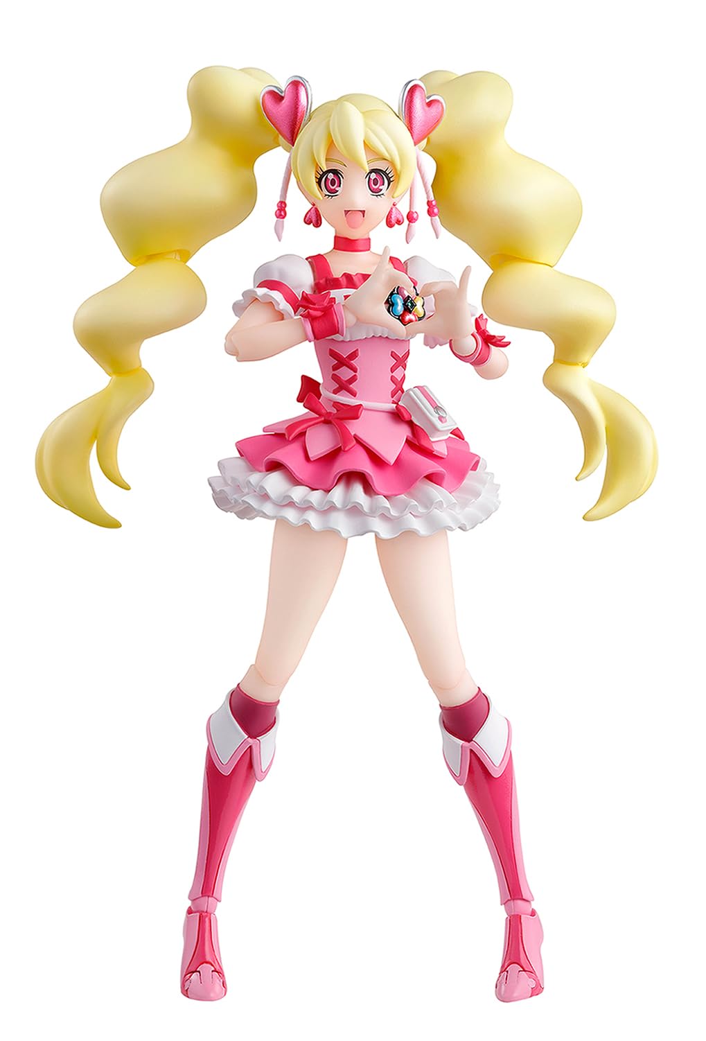 BANDAI Spirits S.H. Figuarts Fresh Pretty Cure! Cure Peach PreCure Character Designer's Edition, Approx. 5.3 inches (135 mm), ABS & PVC Pre-Painted Action Figure