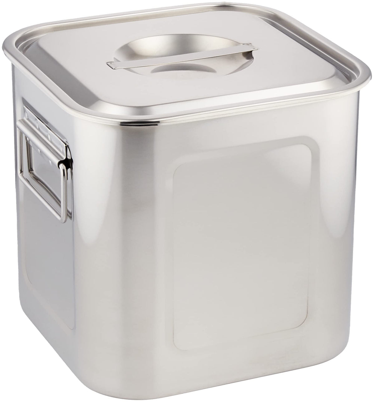 三宝産業 Sanho Sangyo 09022190 HACCP Kitchen Pot, Deep Square Kitchen Pot, With Hand