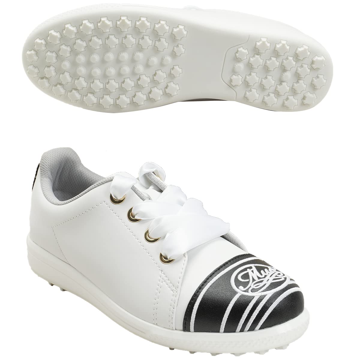 M U Sports 703H6600 Women's Golf Shoes Ivory