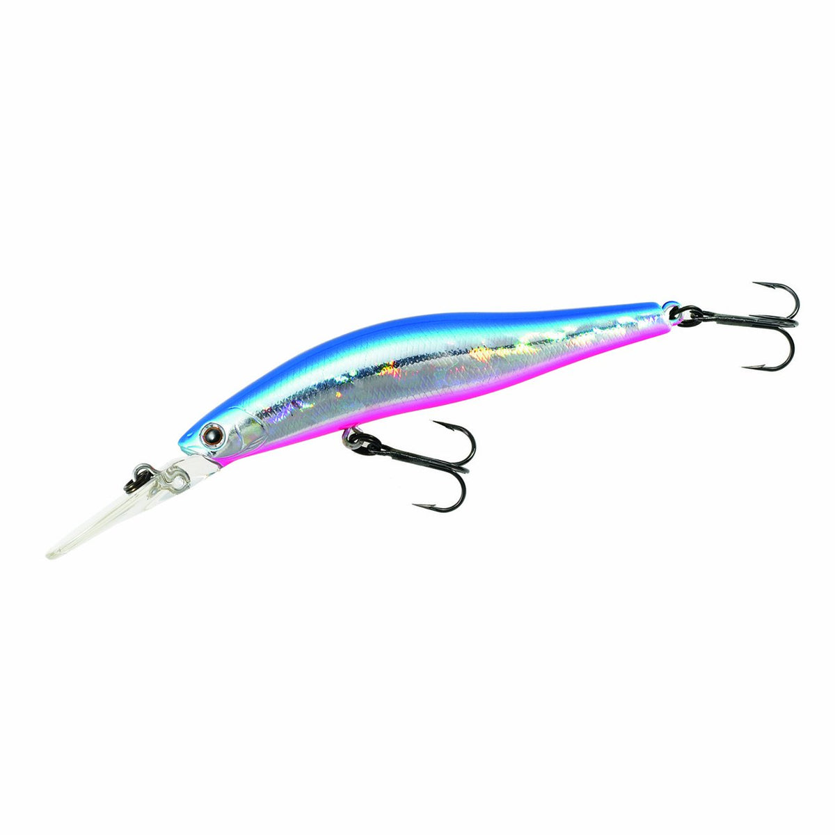 TIEMCO #172 Minnow Shemari Deep F 3.5 inches (90 mm), 0.4 oz (11 g), HG Blue Back Pink Berry