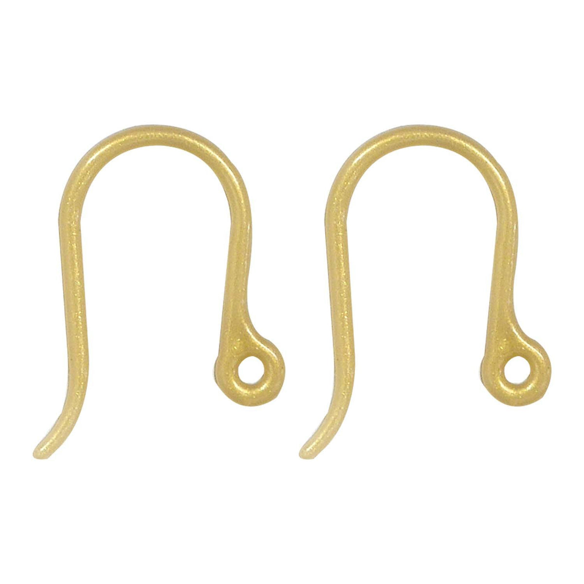 Sofia D-10-G Accessory Parts, Resin Hook Earrings, Gold, Set of 10