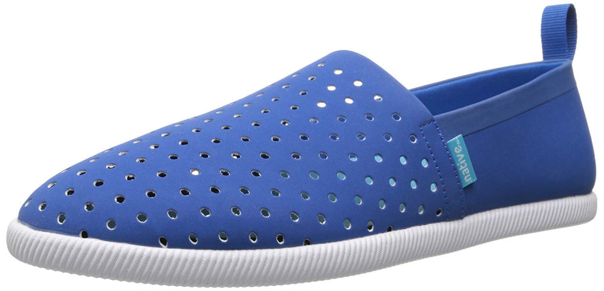 Native Men's Venice Fashion Sneaker, Victoria Blue/Shell White,11