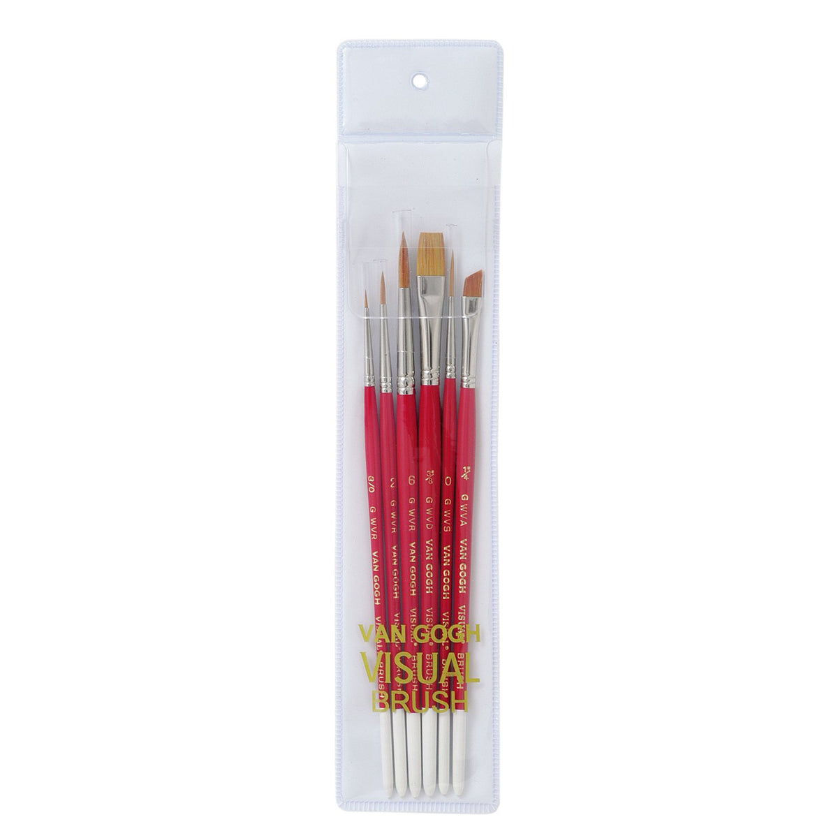 Talens Japan Watercolor Design Brushes Van Gogh Visual Brush Set of 6 B
