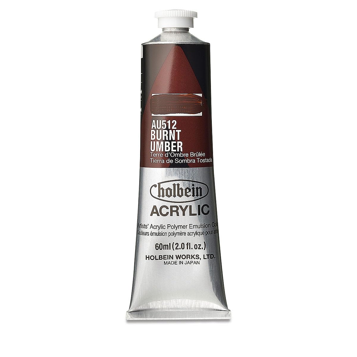 Holbein - Artist Heavy Body Acrylic - 60ml Tube - Burnt Umber