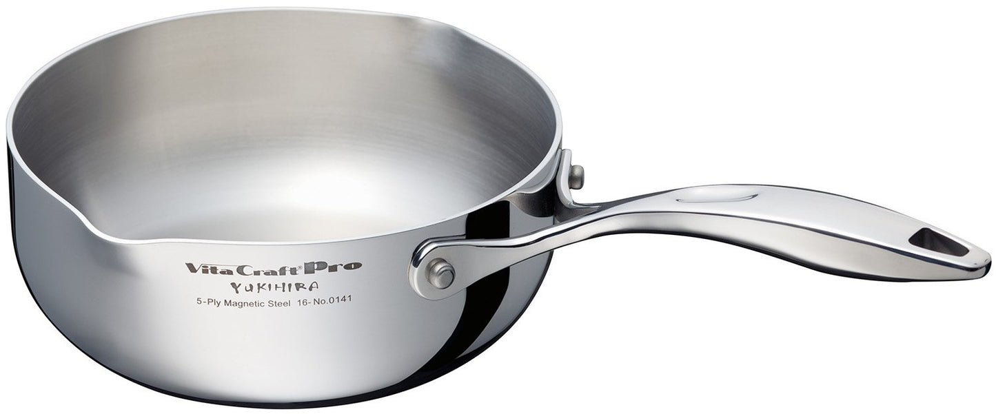 Bitacraft 0141 Snow Flat Pot Pro 7.1 inches (18 cm)