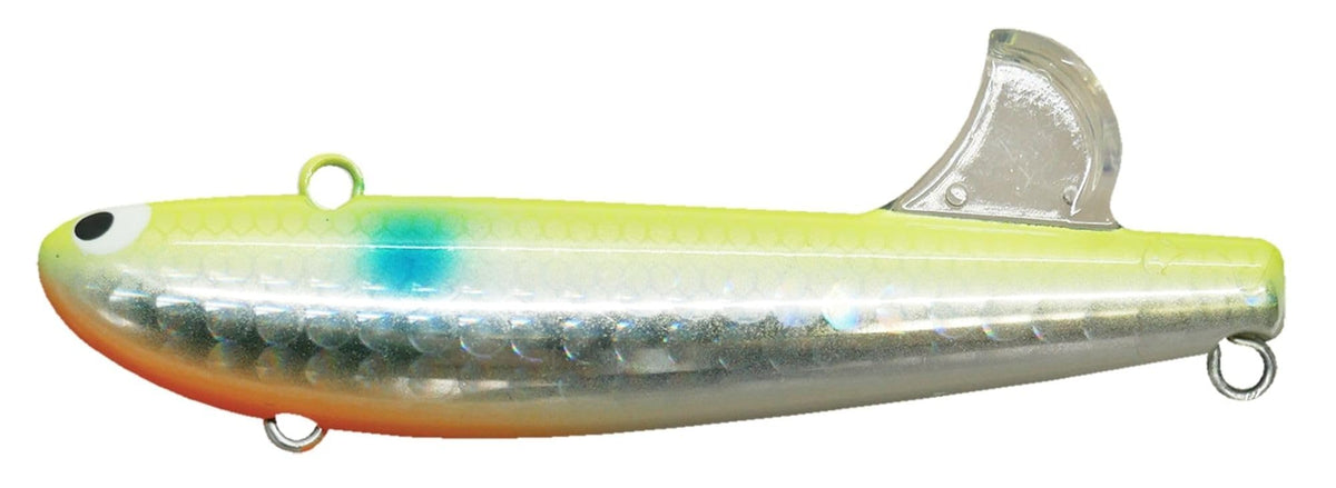 POZIDRIVEGARAGE Minnow, Finbuck Minnow, 75S, 3.0 inches (75 mm), 0.6 oz (16 g), Chart Mullet #06 Lure