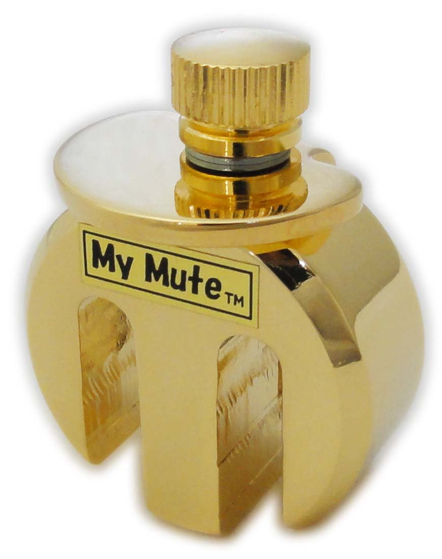 My Mute MM-V Violin Silencer Premium Gold Plated Finish Weight: Approx. 2.3 oz (65 g)