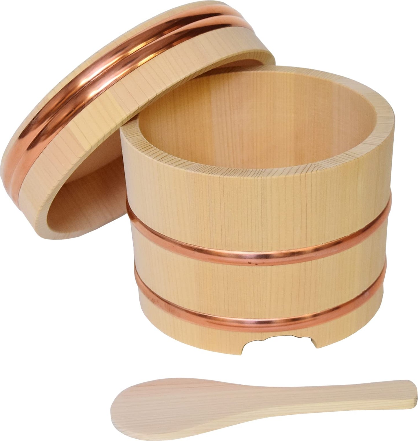 Kiso Craft Kisosawara Edo Type Hitsu, For 1.5 Cups, Mini Ladle with Letters, Natural