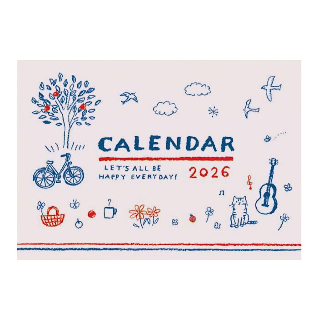 CK-2605 2026 Illustration Life Calendar, Wall Mounted