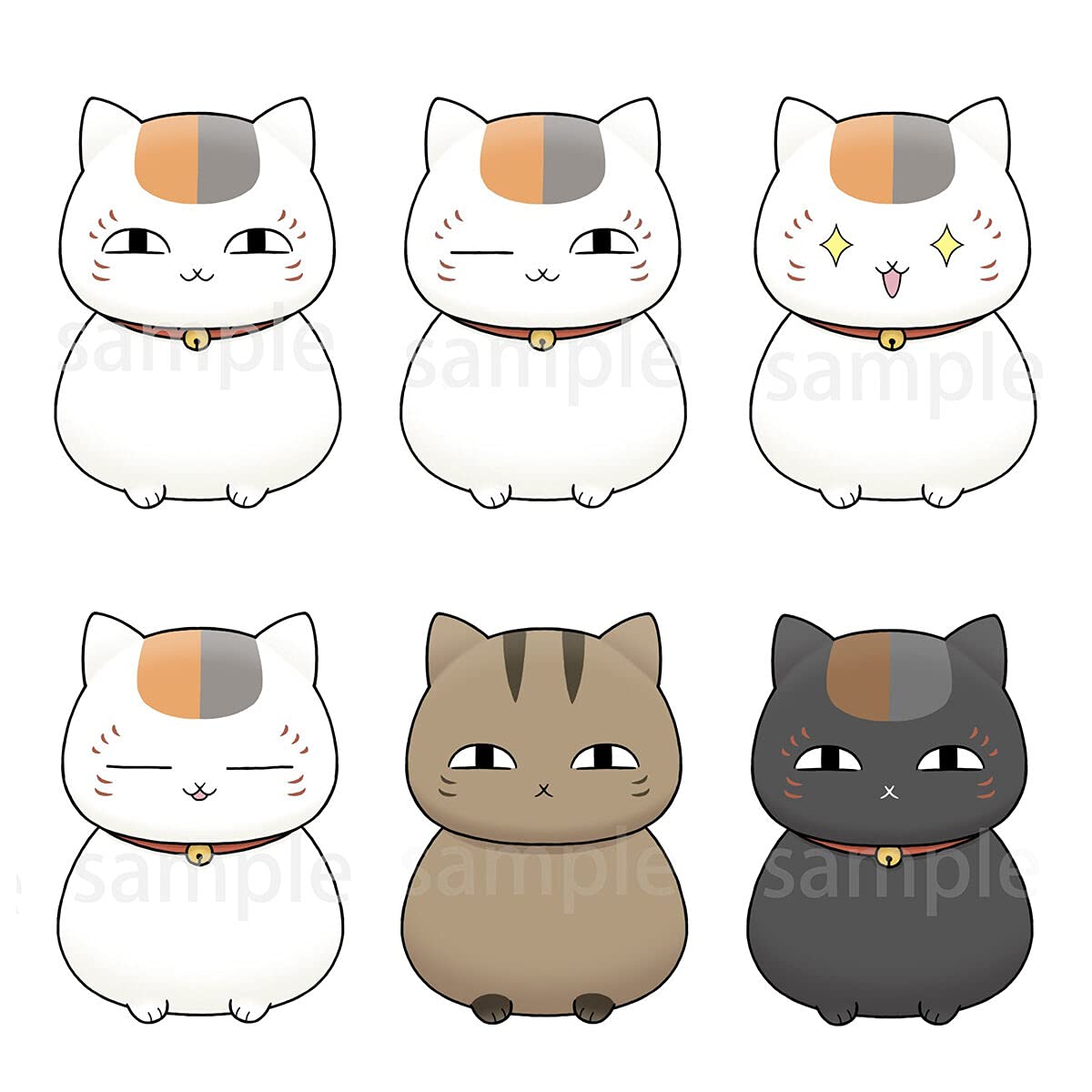 Megahouse - Natsumes - Natsumes Book of Friends Chokorin Mascot (Complete Set)