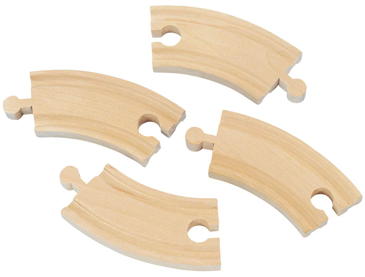 Short Curved Rail Set by moku TRAIN