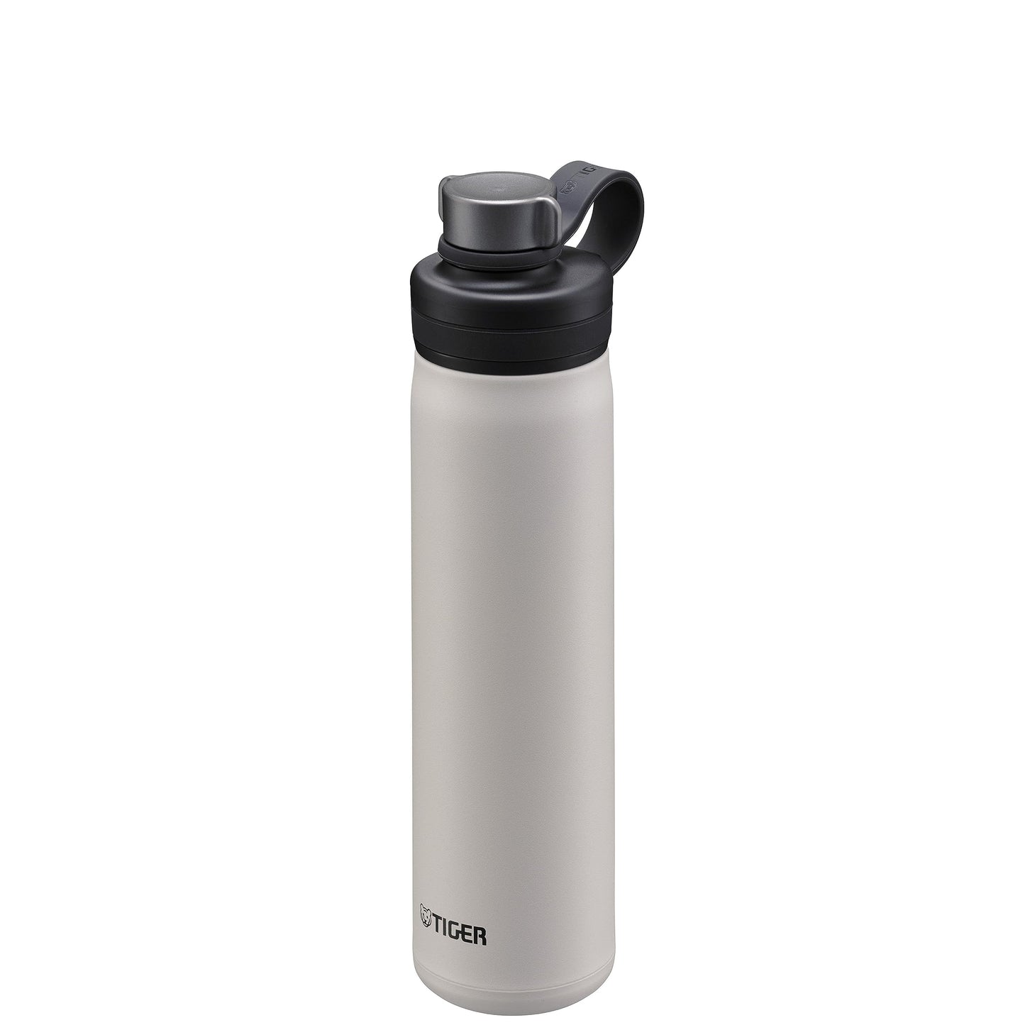 Tiger Thermos Water Bottle, 28.7 fl oz (800 ml), Vacuum Insulated Carbonated, Stainless Steel, Sports Drinks, Beer OK, Large Capacity, Cold Insulation, Growler, MTA-T080WK, Eaglet White
