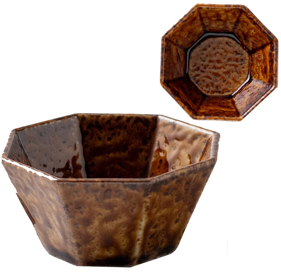 みのる陶器(Minorutouki) Minoru Pottery Toiro 80 Octagonal Small Bowl, American