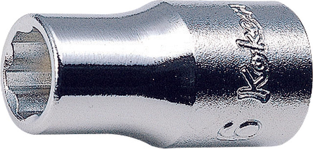 Ko-ken 2410M-7 1/4 Sq. Dr. Socket 7mm Surface Length 22mm