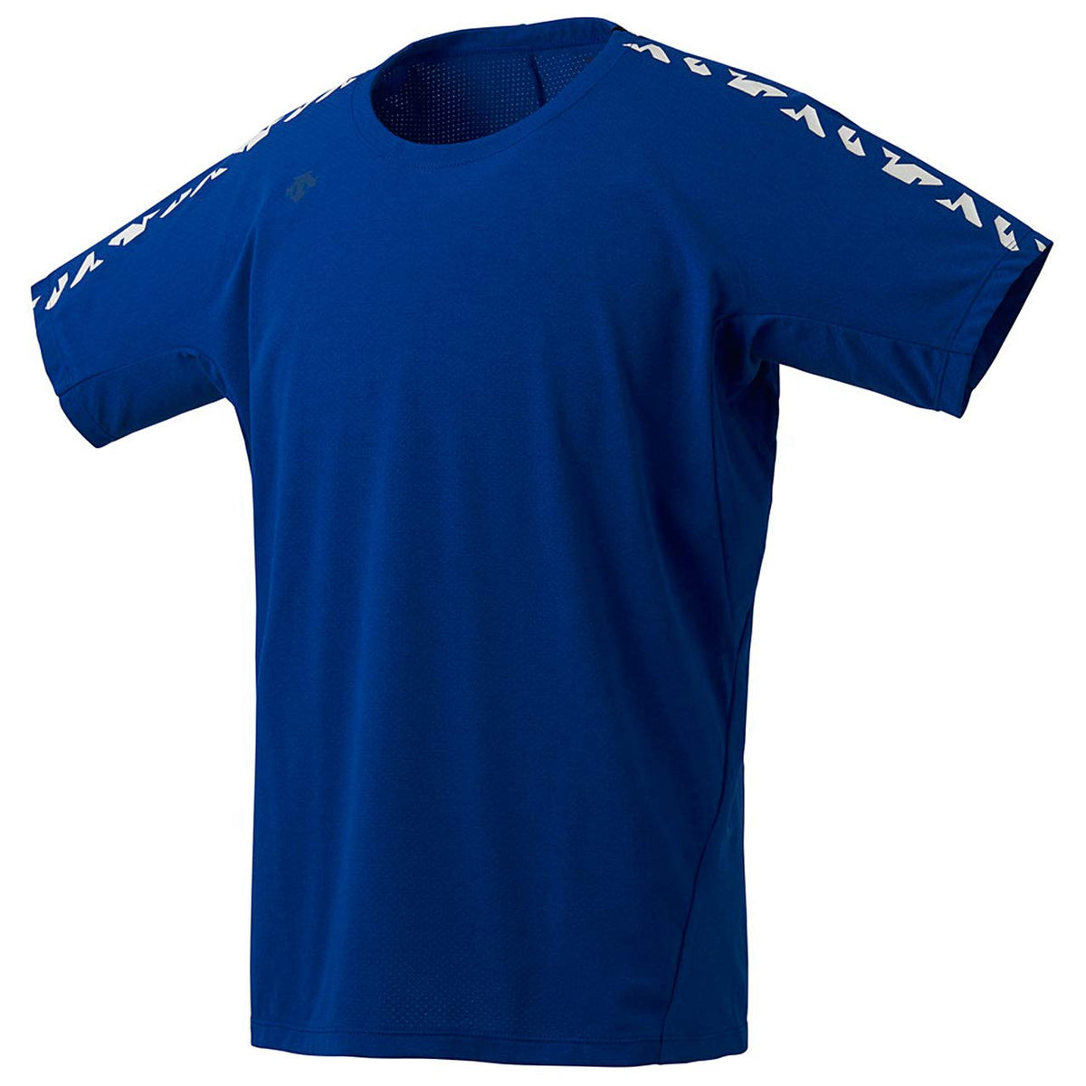 Descente DMMOJA65Z Men's Short Sleeve T-Shirt, Sweat Absorbent, Quick Drying, Stretch, bl, M