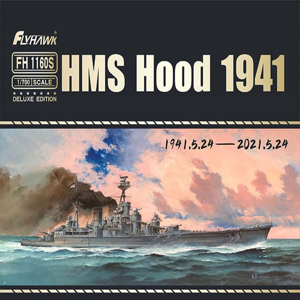 Flyhawk FH1160 British Battlecruiser Hood 1941 1/700 Scale Plastic Model Kit