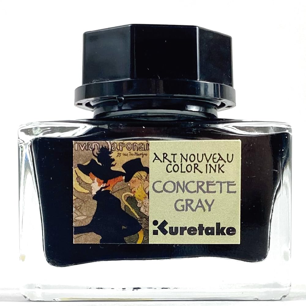 Kuretake ECF160-539 Ink Cafe Art Nouveau Concrete Gray