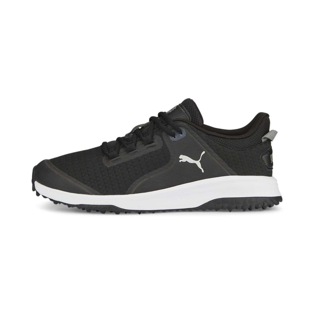 Puma Men's Fusion Grip Golf Shoe, Puma Black Puma Silver Quiet Shade, 10