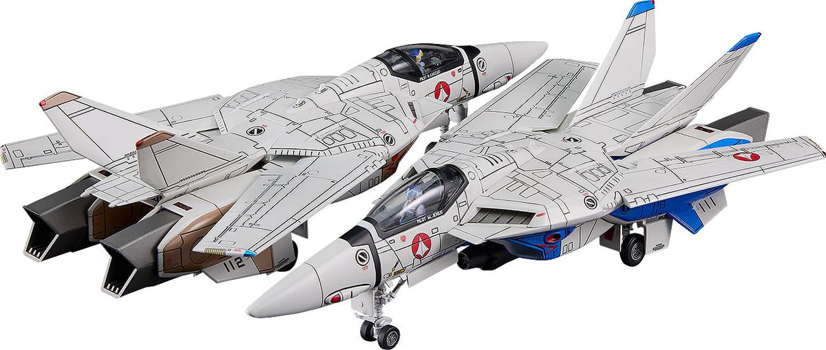 PLAMAX Macross PX07 1/72 VF 1A Fighter Valkyrie Vermillion Platoon (Maximilian Genus/Hayao Kakizaki), 1/72 Scale, Buildable Plastic Model