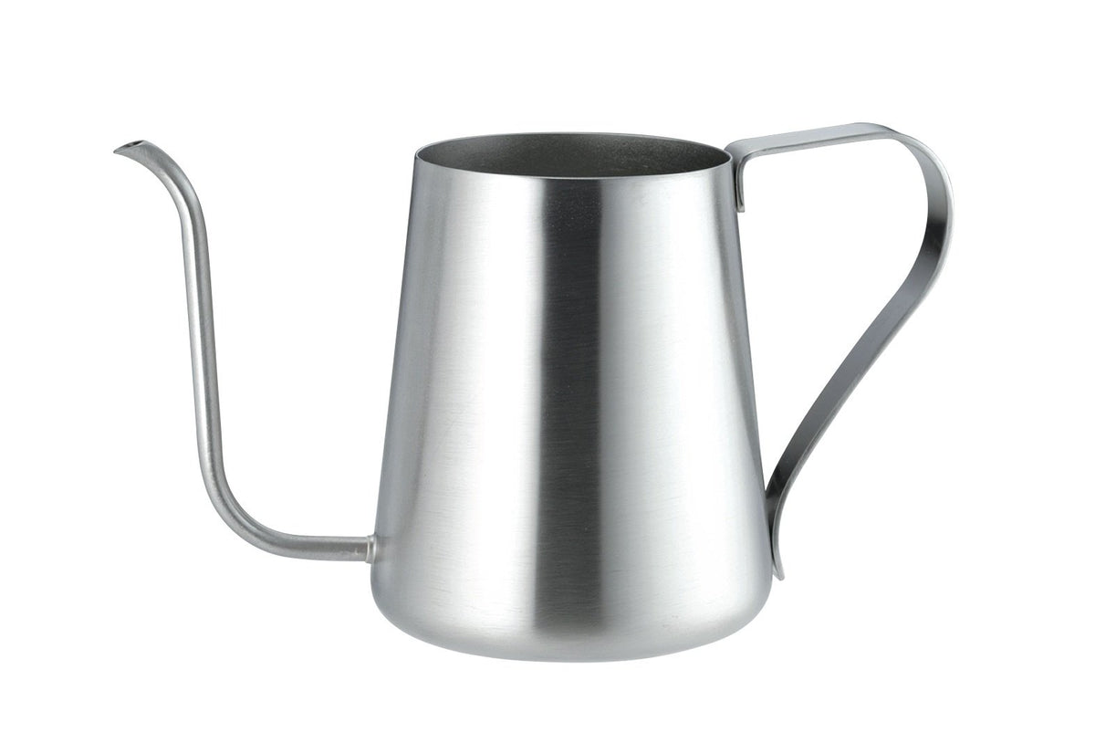 Takamura Metal 406647 Coffee Drip Pot, Size: Body: 8.1 x 3.9 x 4.3 inches (205 x 100 x 110 mm), Silver
