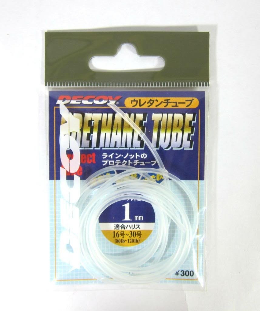 Katsuichi Decoy T-2 Urethane Tube, 0.06 inch (1.5 mm), Clear