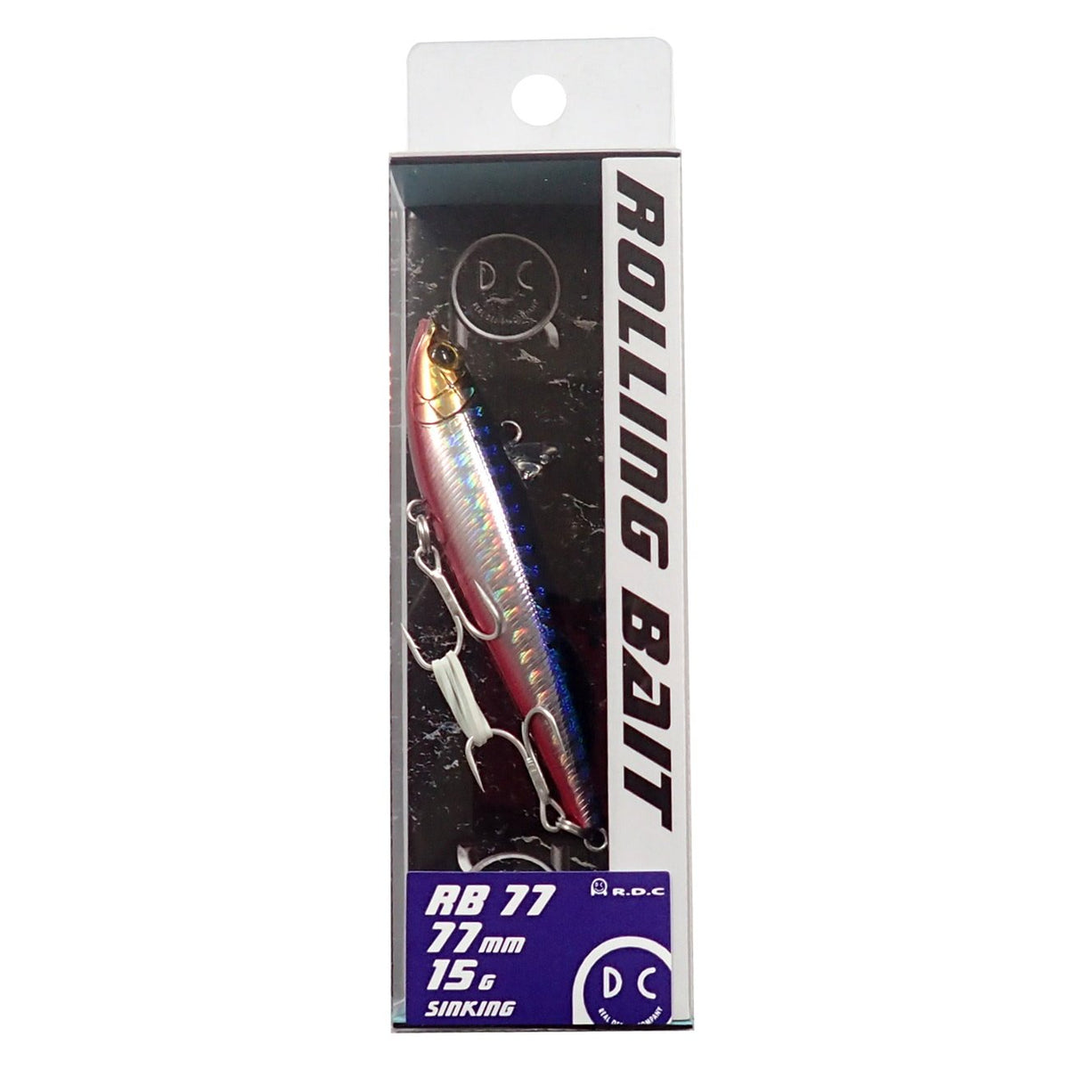 TackleHouse R.D.C Vibration Rolling Bait, 3.0 inches (77 mm), 0.5 oz (15 g), SH Sardine Redberry #12 RB77 Lure