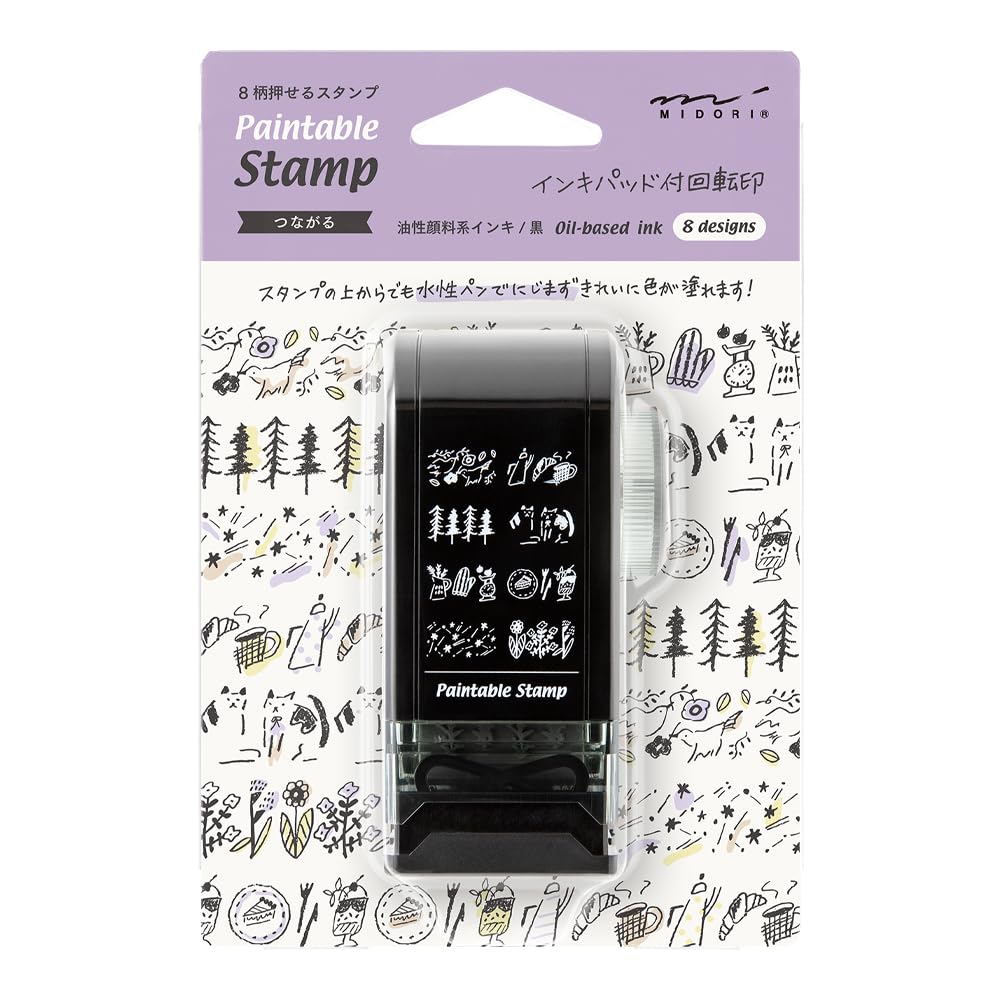 Midori Stamp Rotary Stamp Dial Connecting Pattern 35581006
