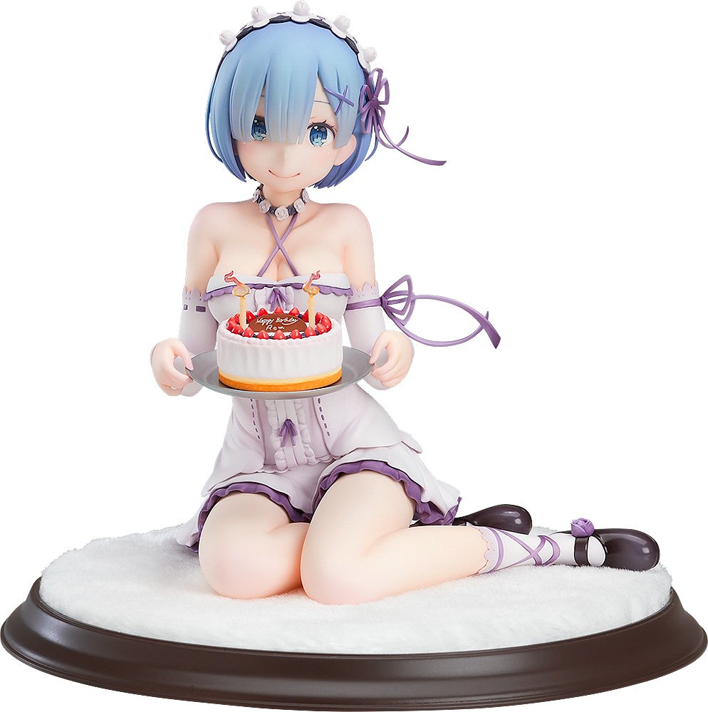 Kadokawa Re: Zero - Starting Life in Another World: Rem (Birthday Cake Version) 1: 7 Scale PVC Figure