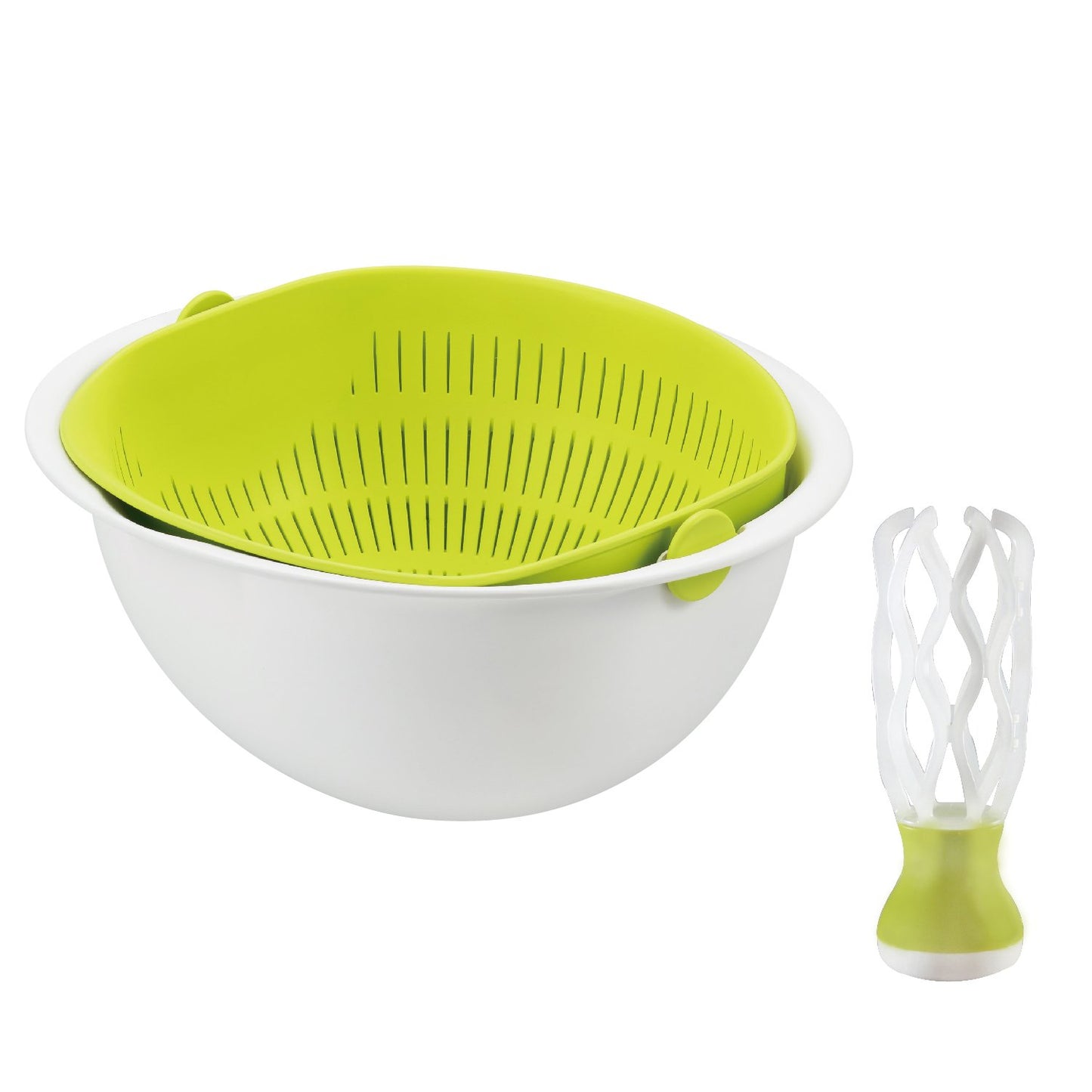 Akebono industry Mira comes set sharpening colander Bowl rice MZ-3514