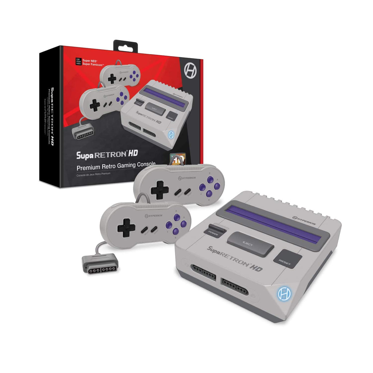 Hyperkin SupaRetroN HD Gaming Console for SNES/SFC - Retro Console for Super Nintendo Entertainment System(Super NES) / Super Famicom