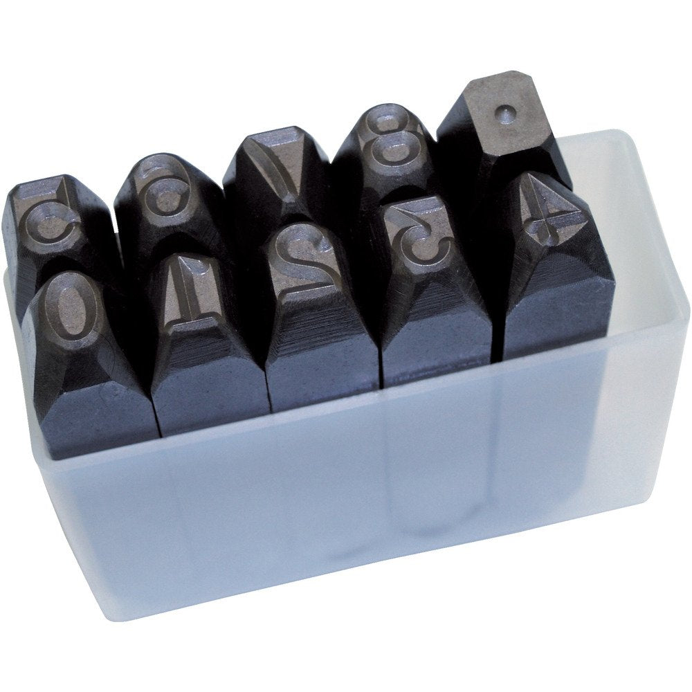 TRUSCO SK-100 Number Engraving Set, 0.4 inches (10 mm)