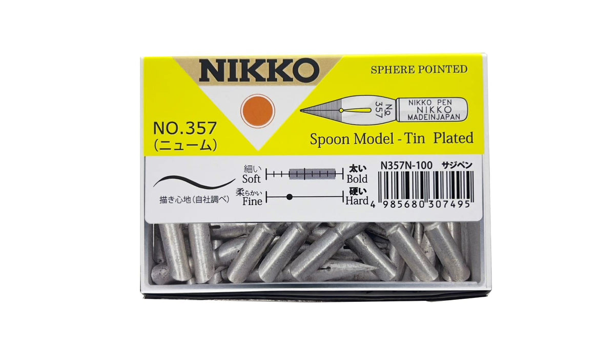 Nikko N357N100 Nib, Saginum, Pack of 100