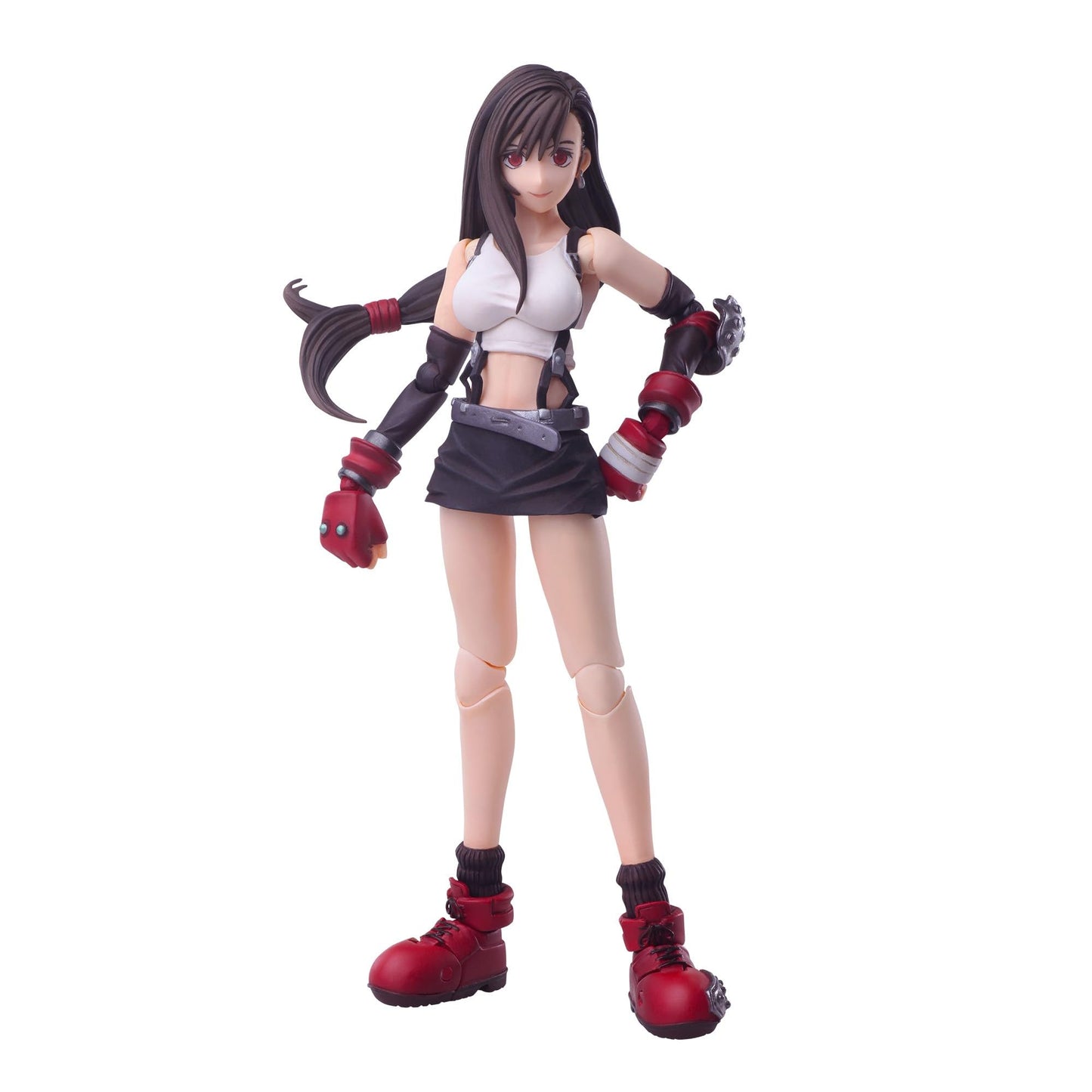 Square Enix Final Fantasy VII Bling Arts Tifa Lockhart PVC Pre-Painted Action Figure, Black, 4988601381734
