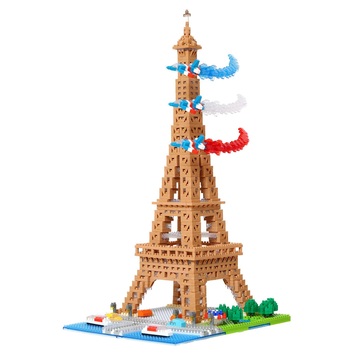 nanoblock - World Famous - Eiffel Tower Deluxe Edition, Advanced Hobby Series Building Kit