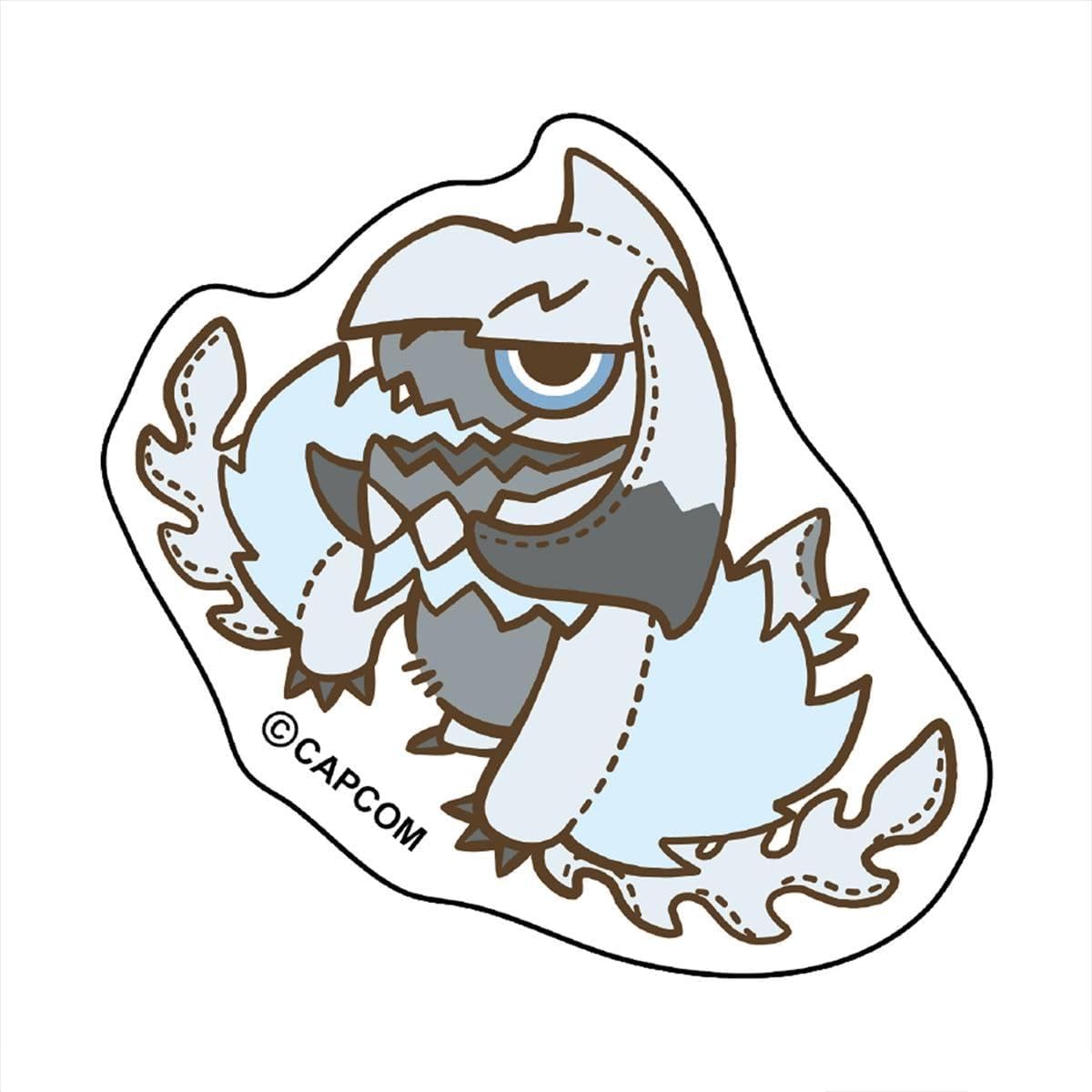 Capcon Monster Hunter Mondeform Die Cut Sticker Alschberd Approx. H2.1 x W2.2 inches (53 x 55 mm), Paper, Polypropylene