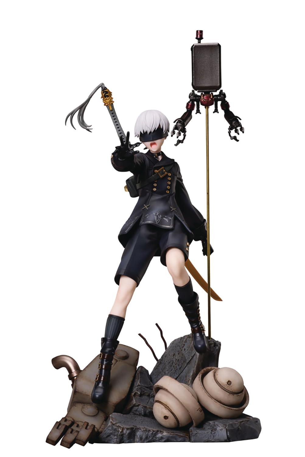 Aniplex NieR:Automata Ver1.1a: 9S (YoRHa No.9 Type S) Deluxe Edition 1:7 Scale Figure