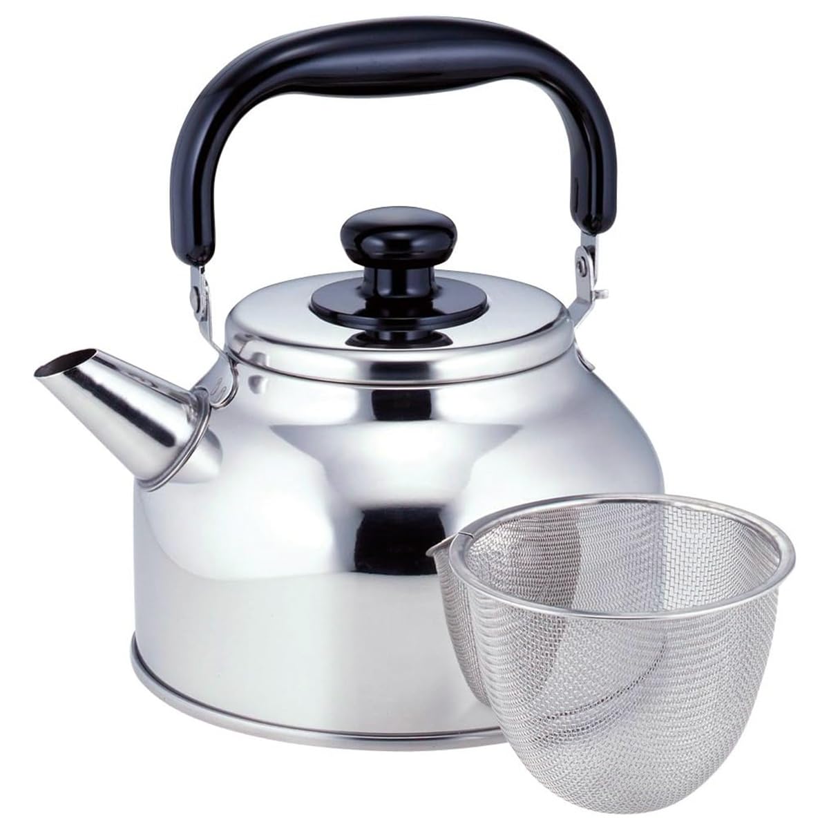 Shimomura Kihan 37539 Kettle, 0.6 gal (2.6 L), Stainless Steel, Easy to Use, Induction Compatible, Made in Japan